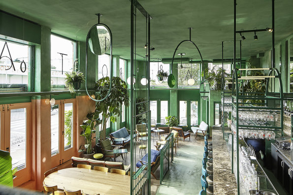 像熱帶雨林的餐廳