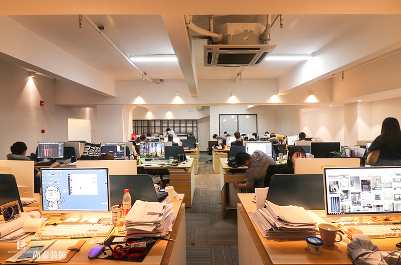 辦公室裝修實(shí)景圖