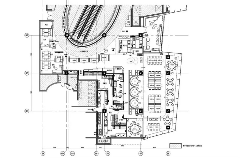 餐飲設(shè)計平面圖