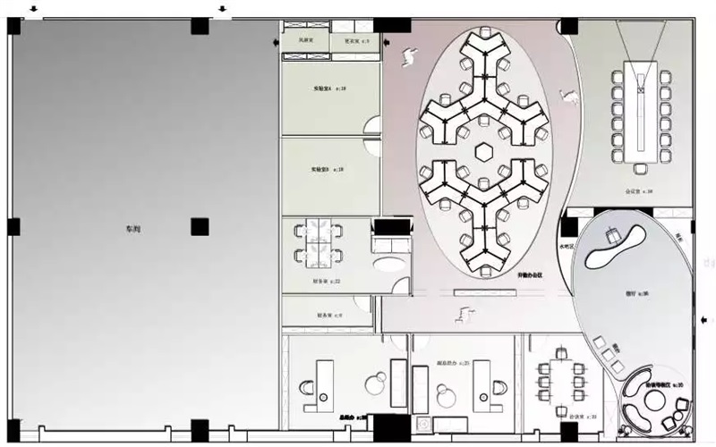 辦公室裝修設(shè)計(jì)原平面規(guī)劃圖