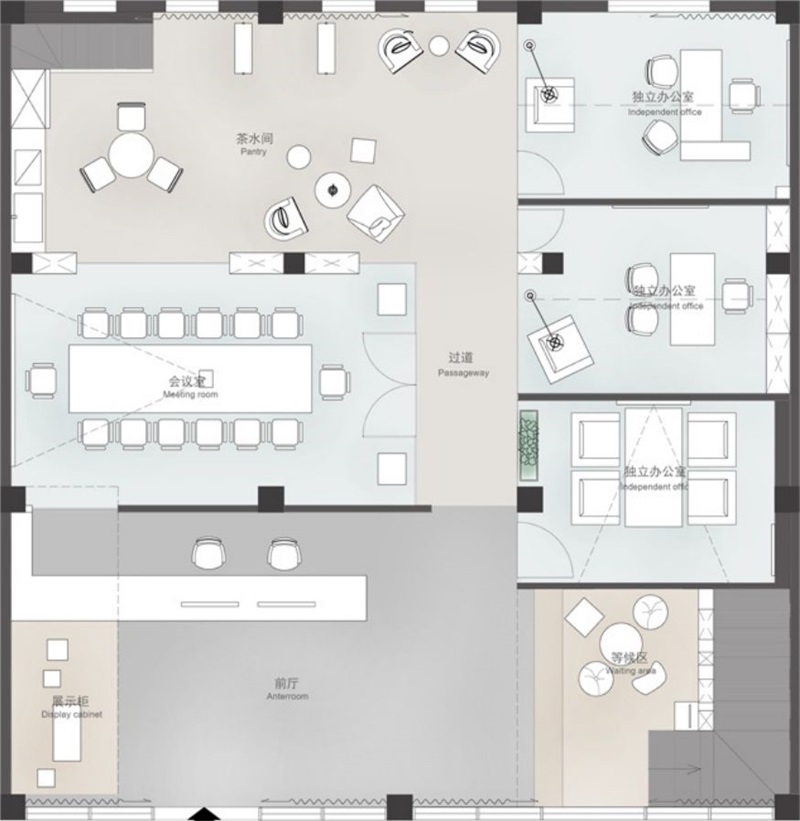 辦公室裝修設(shè)計彩圖