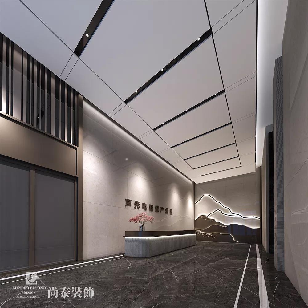 企業(yè)辦公室大廳裝修效果圖