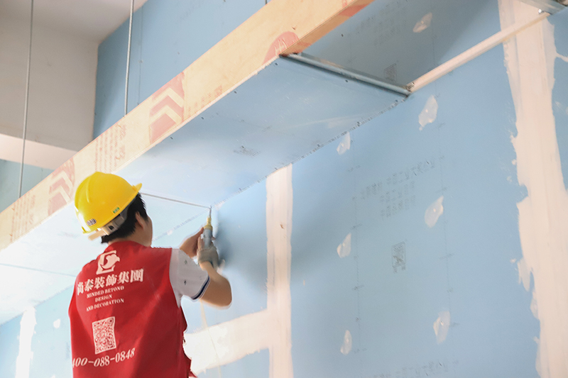 辦公室裝修施工圖片