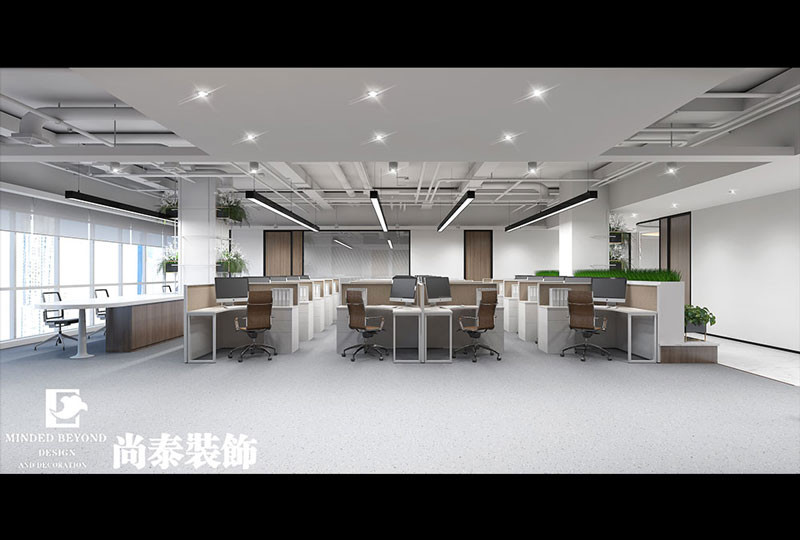 環(huán)保辦公室裝修設(shè)計(jì)效果圖