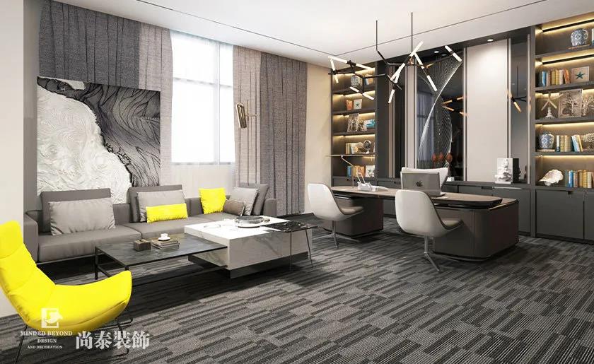 網(wǎng)絡(luò)電商公司老板辦公室設(shè)計(jì)效果圖