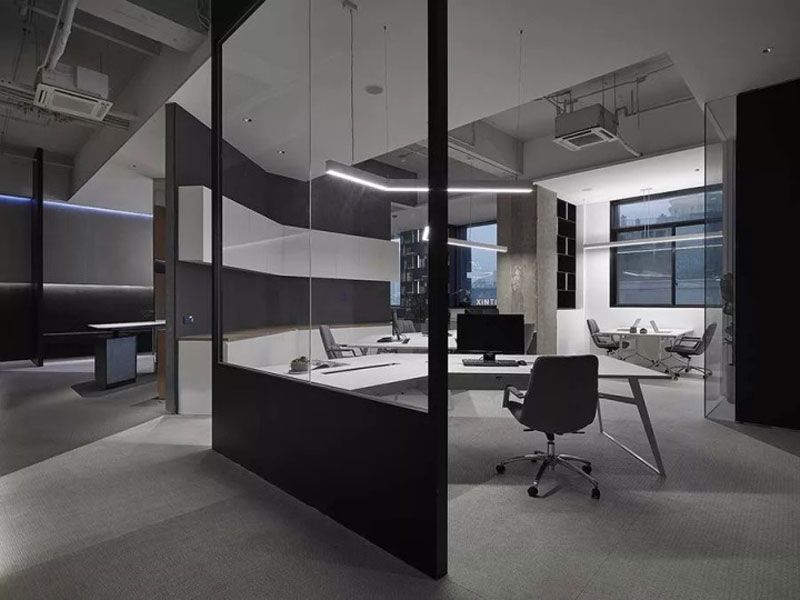 辦公室玻璃隔斷圖片