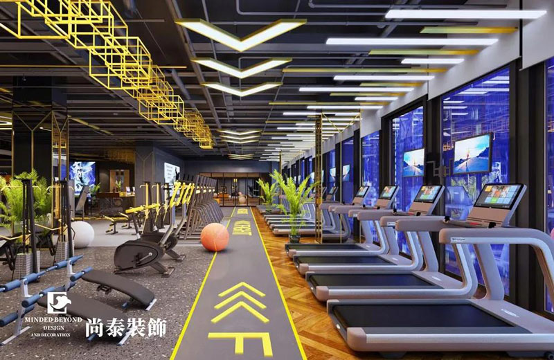 璀璨銀河健身房裝修效果圖片