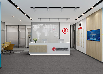 深圳福田中心區(qū)培訓機構(gòu)辦公室裝修效果圖