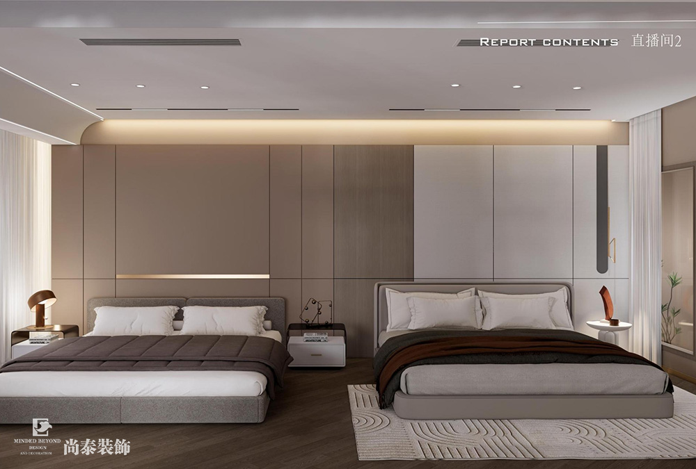 深圳龍崗仁恒夢公園寫字樓1200平米辦公室裝修設(shè)計案例