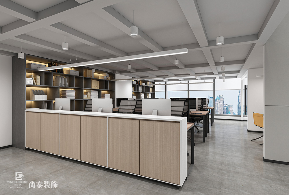 深圳南山方大城寫字樓700平米科技公司辦公室裝修設(shè)計(jì)案例
