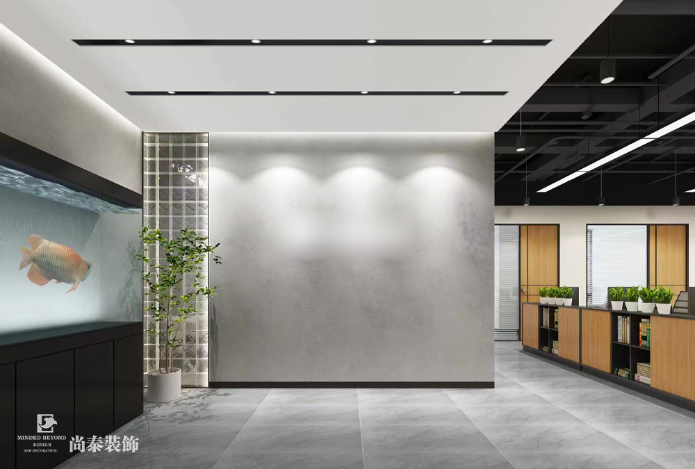 深圳南山智谷200平米電子電商公司寫字樓辦公室裝修設計案例