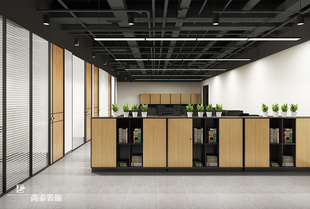 深圳南山智谷200平米電子電商公司寫字樓辦公室裝修設計案例