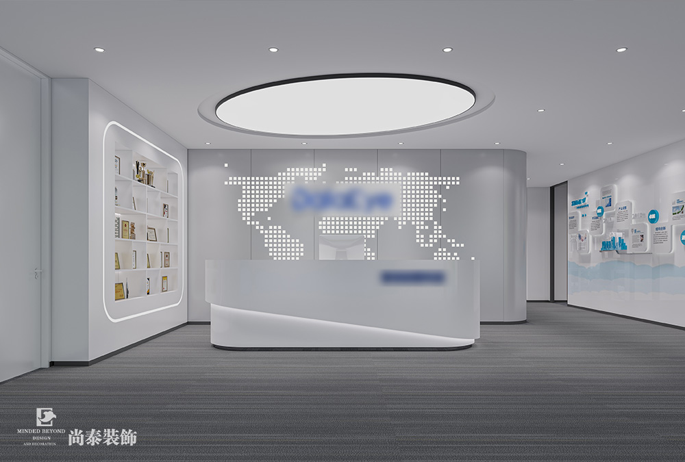 深圳南山軟件產(chǎn)業(yè)基地?cái)?shù)字營(yíng)銷公司420平米辦公室裝修設(shè)計(jì)案例