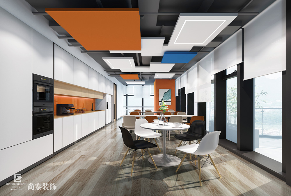 2100平米芯片研發(fā)設(shè)計公司深圳南山同方信息港寫字樓辦公室裝修設(shè)計