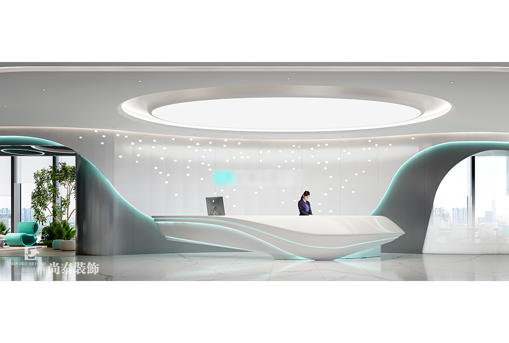 700平米信息科技公司深圳南山陽光保險大廈寫字樓辦公室裝修設(shè)計案例