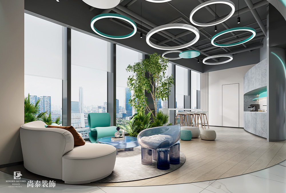 700平米信息科技公司深圳南山陽光保險大廈寫字樓辦公室裝修設(shè)計案例