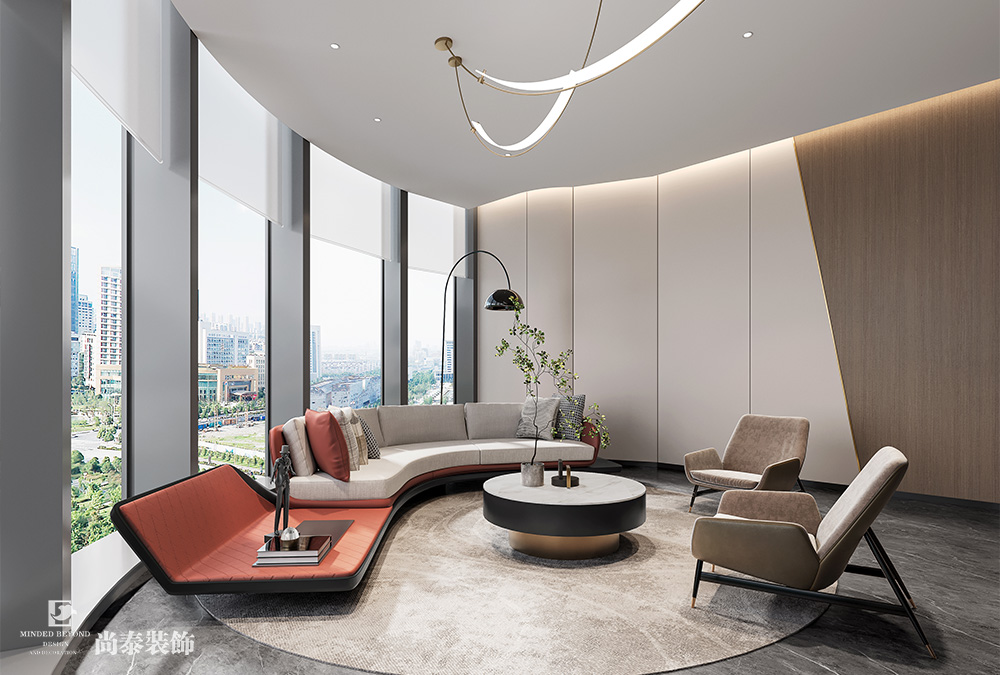 700平米信息科技公司深圳南山陽光保險大廈寫字樓辦公室裝修設(shè)計案例