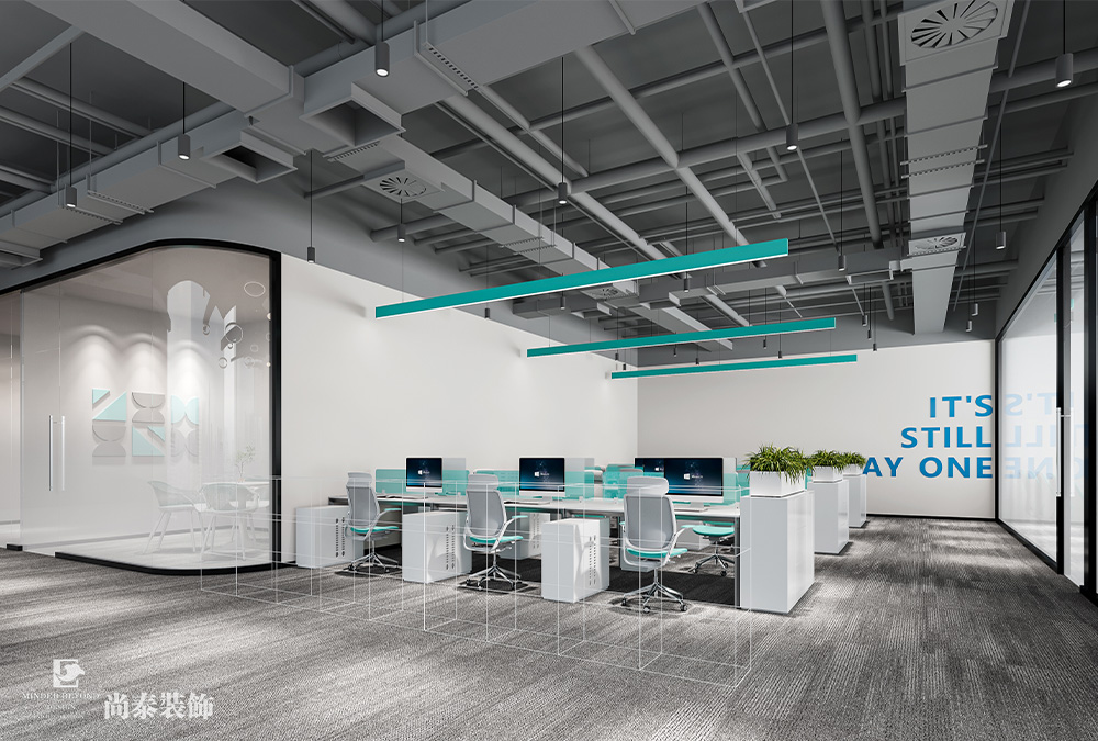 700平米信息科技公司深圳南山陽光保險大廈寫字樓辦公室裝修設(shè)計案例